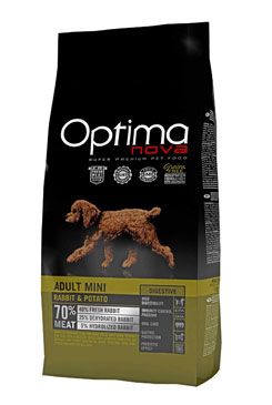 Optima Nova Dog GF Adult Mini Digestive Rabbit&Pot.2kg