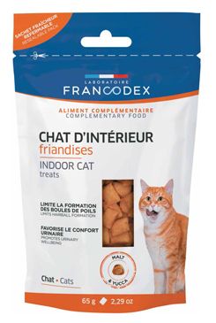 Francodex pochoutka Indoor kočka 65g