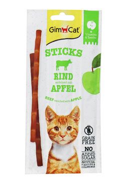 GimCat Superfood Duo-Sticks hovězí&jablko 3ks