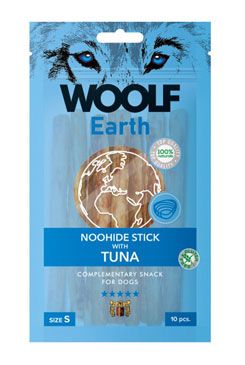 WOOLF Earth poch. NooHide S Sticks with Tuna 90g