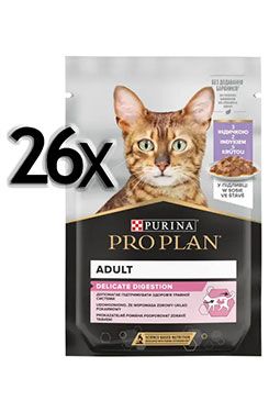 ProPlan Cat kapsa Delicate Adult Turkey 26x85g