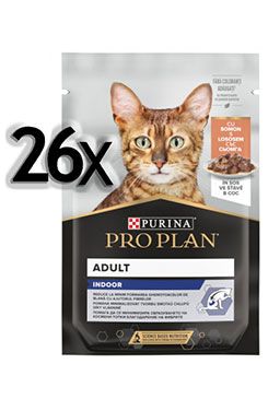 ProPlan Cat kapsa Indoor Adult Salmon 26x85g