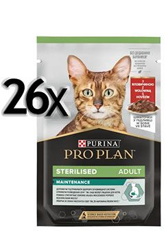ProPlan Cat kapsa Sterilised Adult Beef 26x85g