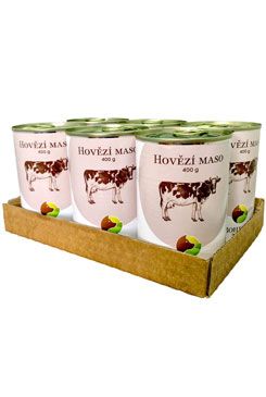 BOHEMIA MASO Hovězí ve vlastní šťávě SIX PACK 6x400g