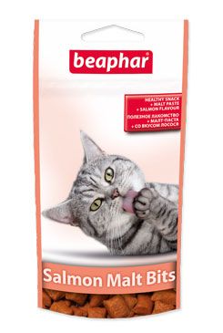 Beaphar pochoutka Malt Bits losos 35g