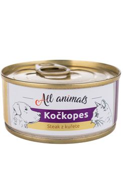 All Animals kočkopes konz. Steak z kuřete 100g