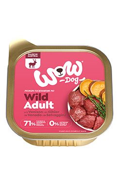 WOW Dog paštika Adult zvěřina s batáty 150g