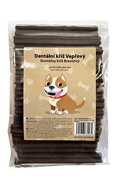 Pochoutka Dentální kříž Vepřový 50ks
