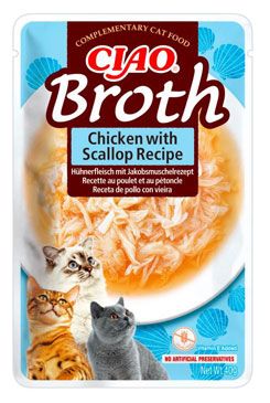 Churu Cat Broth Chicken with Scallop Recipe 40g