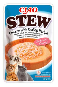 Churu Cat Stew Chicken with Scallop Recipe 40g