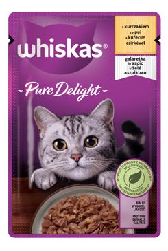 Whiskas kapsa Pure Delight kuřecí v želé 85g