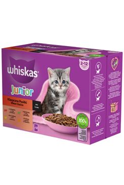 Whiskas kapsa Core Junior klas.výběr ve šťávě 12x85g