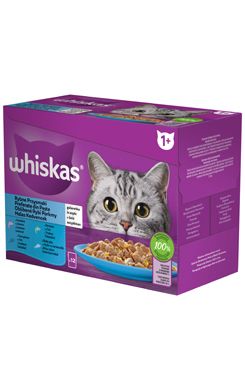 Whiskas kapsa Core rybí výběr v želé 12x85g