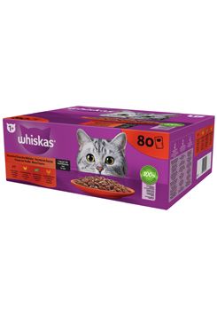 Whiskas kapsa Core klas.výběr ve šťávě 80x85g