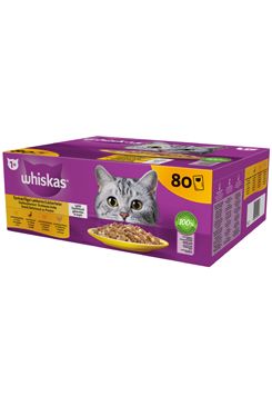 Whiskas kapsa Core drůbeží výběr v želé 80x85g
