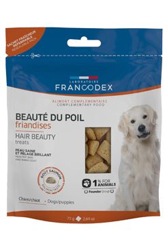 Francodex pochoutka Hair Beauty pro psy a šťěňata 75g