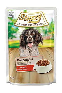 Stuzzy Dog kapsa Adult kousky hovězího 100g