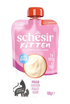 Schesir Cat kapsa Kitten kuře v krému 150g