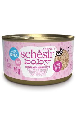 Schesir Cat konz. Baby kuře/játra 70g