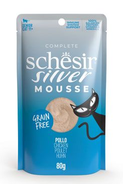Schesir Cat kapsa Silver Senior Mousse kuře 80g