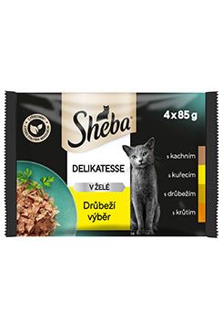 Sheba kapsa Delikatesse drůbeží výběr 4x85g