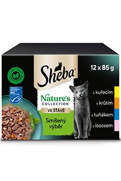 Sheba kapsa Nature's Collection mix výběr 12x85g