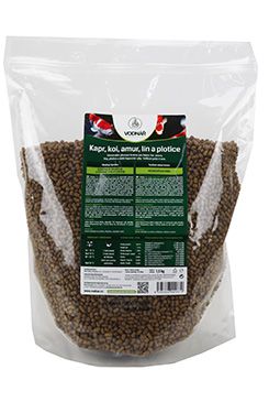 Krmivo pro ryby KAPR, KOI, AMUR, LÍN A PLOTICE 1,5kg