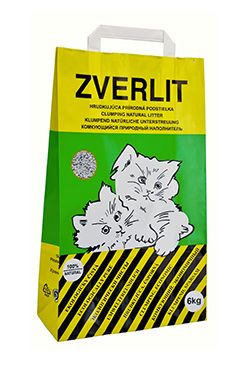 ZVERLIT Podestýlka zelená,hrubá, kočka 6kg