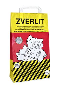 ZVERLIT Podestýlka červená,hrubá s vůní, kočka 6kg