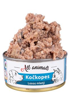 All Animals kočkopes konz. Losos mletý 90g