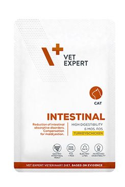 VetExpert VD 4T Intestinal Cat Turkey&Chick.kapsa 100g