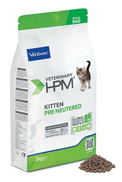VET HPM Baby Cat Pre Neutered 3kg NEW