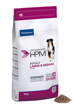VET HPM Adult Large & Medium Dog, 16 kg