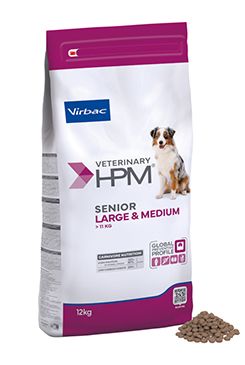 VET HPM Senior Large & Medium Dog, 12 kg