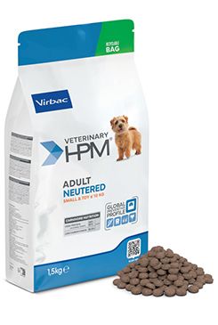 VET HPM Adult Neutered Small & Toy Dog, 1,5 kg