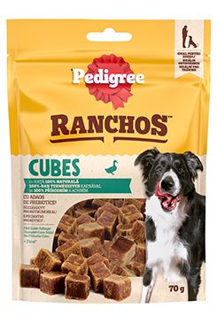 Pedigree poch.Ranchos Cubes kachní 70g