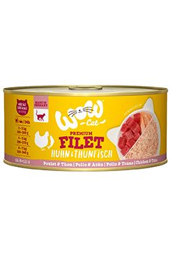 WOW Cat konz. Adult Filet kuřecí s tuňákem 70g