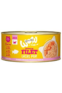 WOW Cat konz. Adult Filet PUR losos 70g