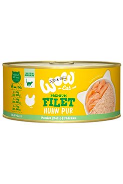 WOW Cat konz. Adult Filet PUR kuře 70g