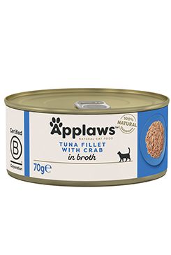 Applaws Cat konz. Adult Broth tuňák s krabem 70g