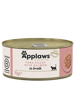 Applaws Cat konz. Adult Broth tuňák s lososem 70g