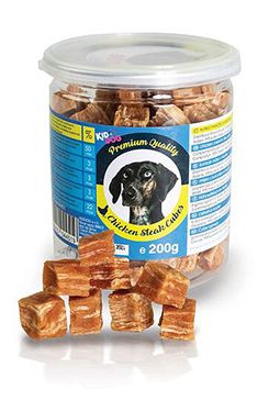 Pochoutka KIDDOG kuřecí masíčko v kostičce,dóza 200g