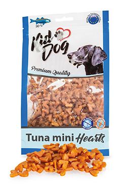 Pochoutka KIDDOG mini srdíčka z tuňáka 70g