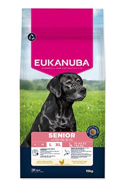 Eukanuba Dog Senior Large rich in fresh Chicken 15kg