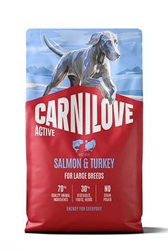 Carnilove Dog Active Dry Salmon&Turkey Adult LB 4kg