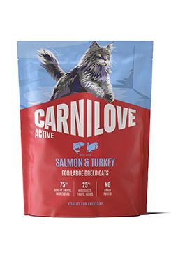 Carnilove Cat Active Dry Salmon&Turkey Adult LB 400g