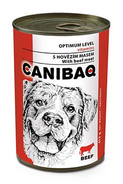 Canibaq dog konz. hovězí 415g