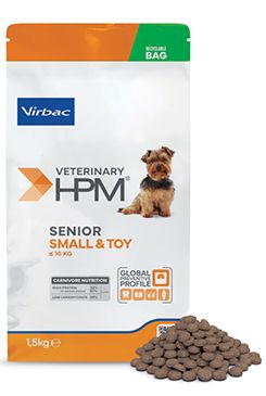VET HPM Senior Small & Toy Dog, 1,5 kg