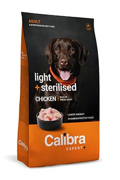 Calibra Dog EXPERT+ Adult Light & Steril. Chicken 750g