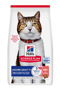 Hill's Fel. SP Mature Adult 7+ Salmon 10kg